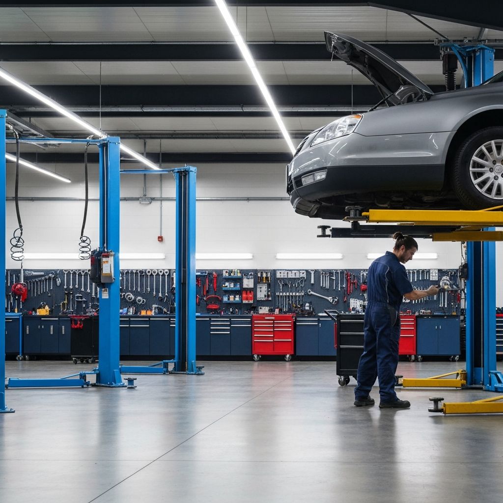 Professional auto repair garage